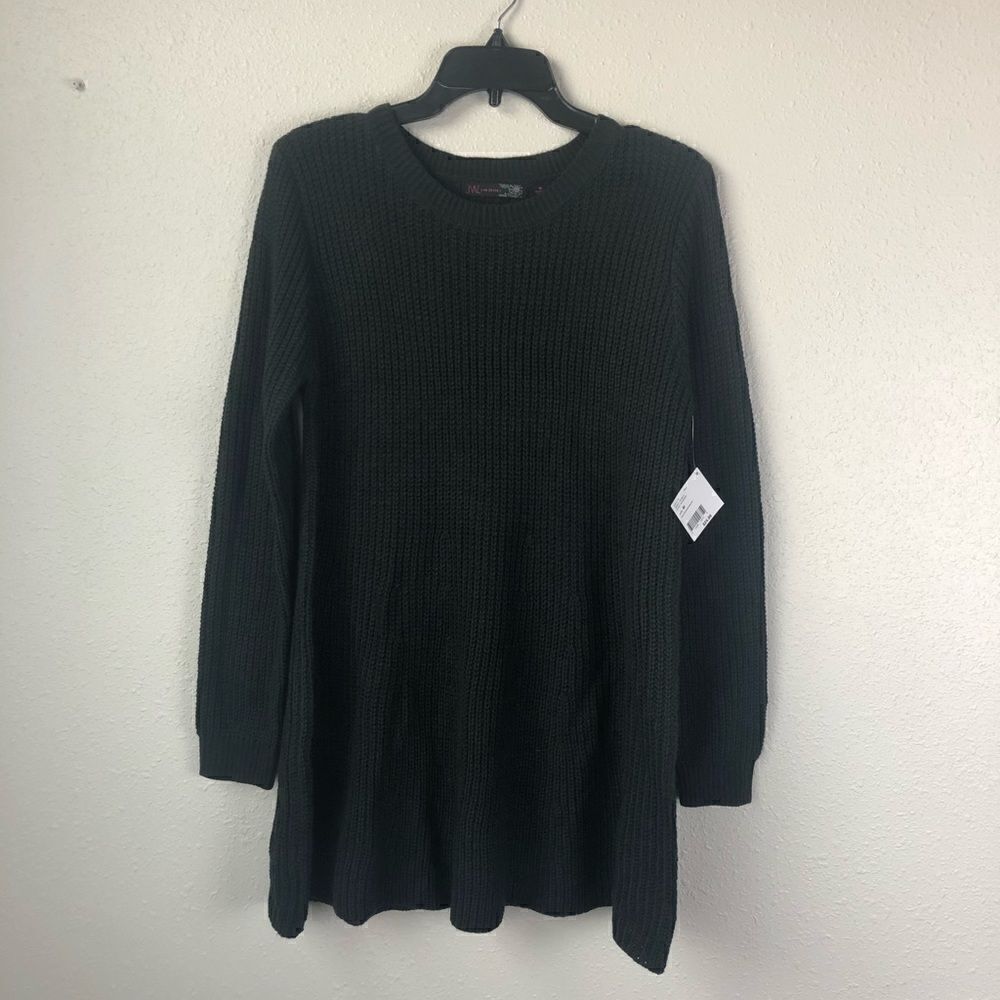 NWT Black Long Sleeve Sweater by JW Styles Size M